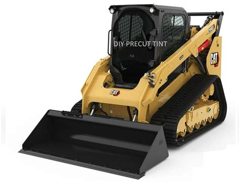 skid steer window tint|tinted windows on cat.